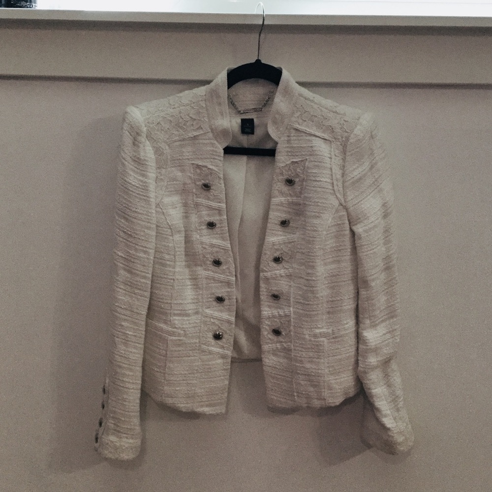 White Structured Blazer